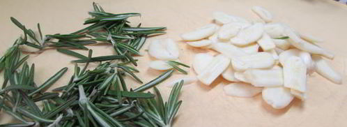 шампиньоны с розмарином и чесноком. Шаг 5