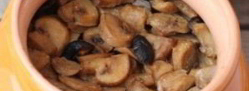 шампиньоны в горшочках. Шаг 12