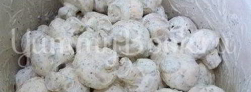 шампиньоны, запеченные на костре. Шаг 2