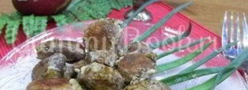 шампиньоны, запеченные на костре. Шаг 6