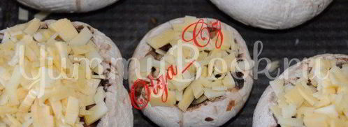 шампиньоны, запеченные с беконом и сыром. Шаг 2