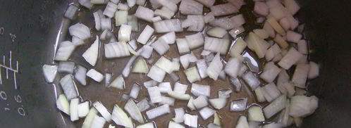 тушеные грибы в мультиварке. Шаг 3