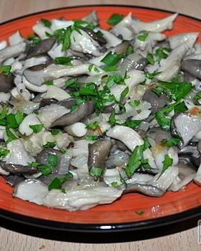 Вешенки жареные
