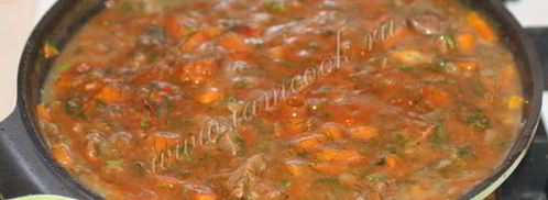 гуляш из говядины с подливкой. Шаг 12