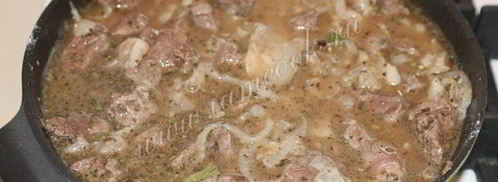 гуляш из говядины с подливкой. Шаг 8