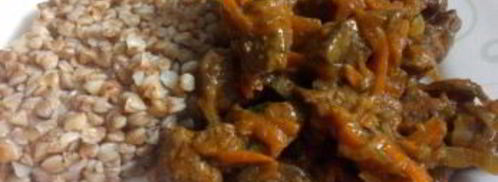 гуляш из говяжьего сердца. Шаг 6