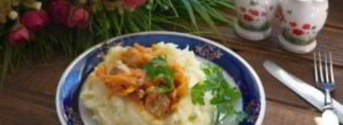 гуляш из индейки с картошкой. Шаг 10