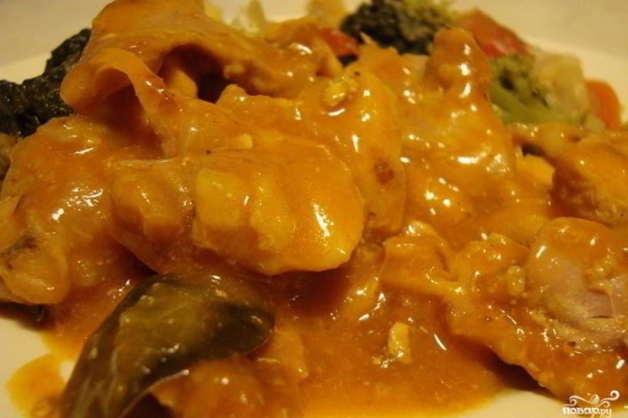 Рецепт гуляш из кролика с подливкой