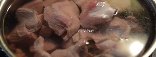 гуляш из куриных желудков. Шаг 2