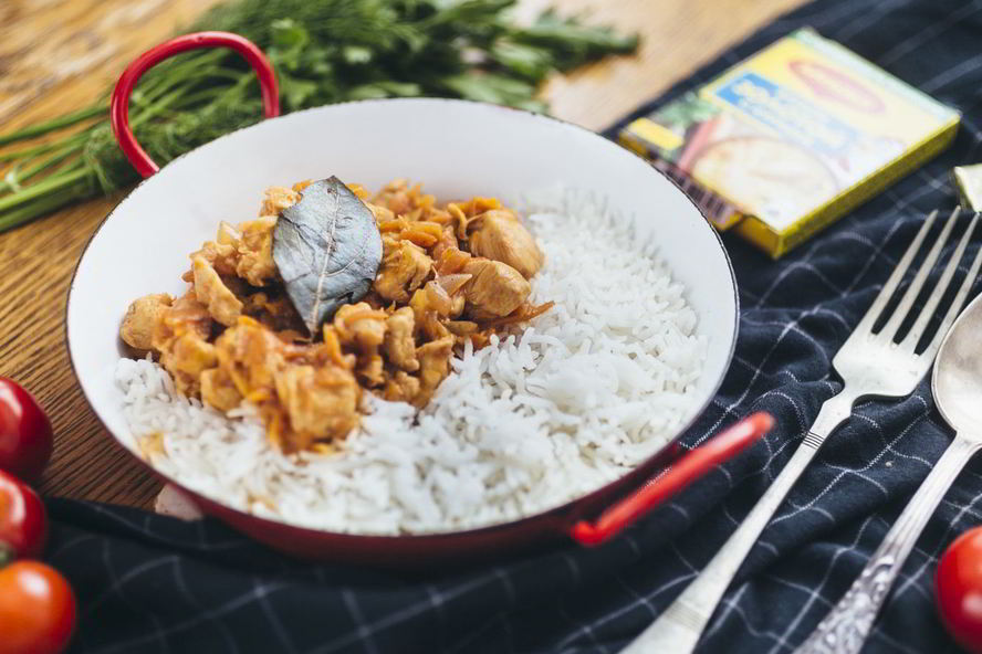 Рецепт гуляш из курицы с овощами