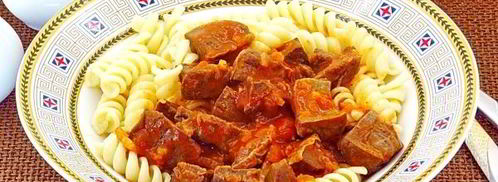 гуляш из легкого. Шаг 13