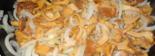 гуляш из лисичек. Шаг 3