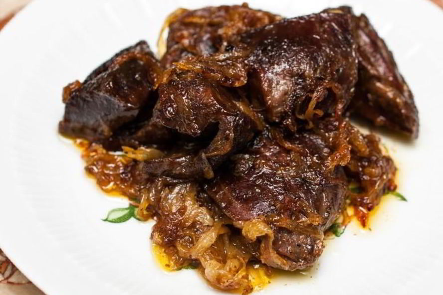 Рецепт гуляш из сердца