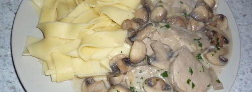 гуляш из свинины с шампиньонами. Шаг 7