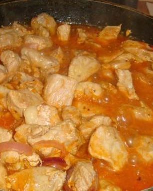 Гуляш из свинины