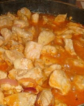 Гуляш из свинины