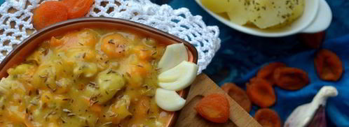 гуляш по-восточному с курагой. Шаг 6