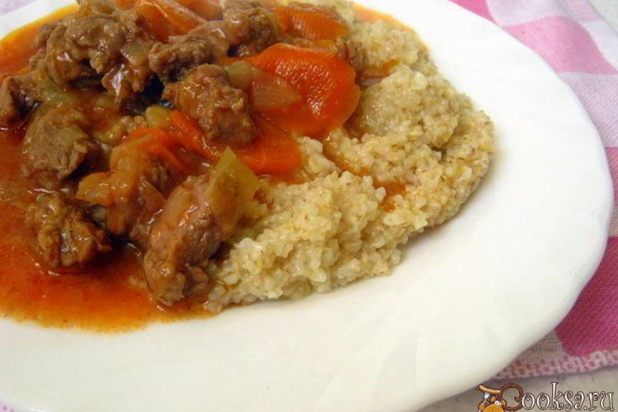 Рецепт гуляш в мультиварке