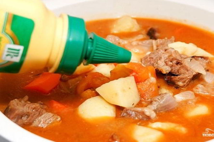 Рецепт мясной гуляш
