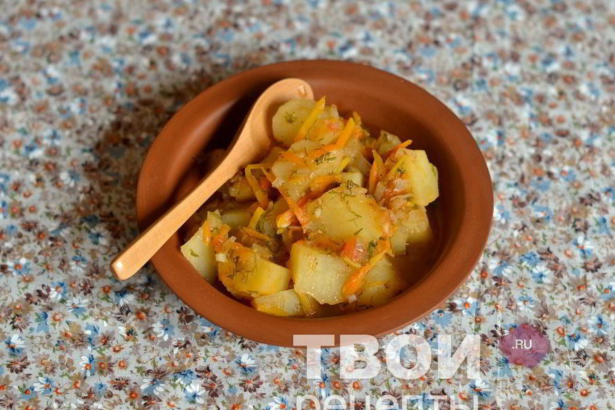 Рецепт постный картофельный гуляш