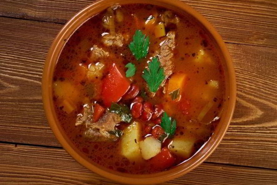 Рецепт суп-гуляш со свининой