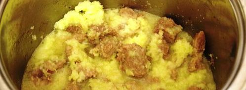 томленый в сельдерее гуляш с булгуром. Шаг 7