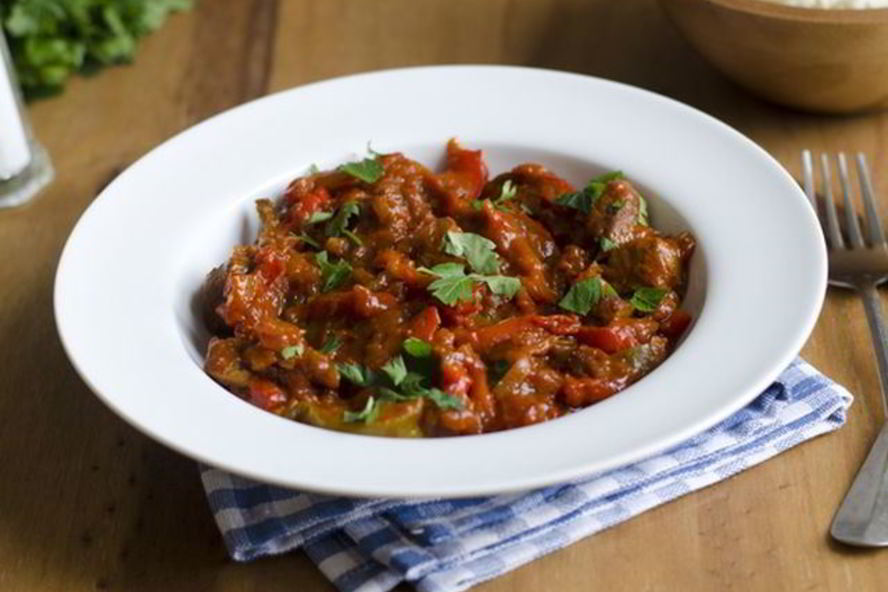 Рецепт экзотический гуляш из говядины