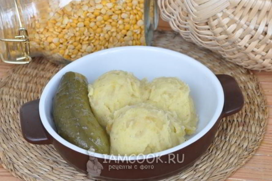 Рецепт картофельно-гороховое пюре