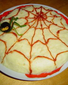 Картофельное пюре Паучки