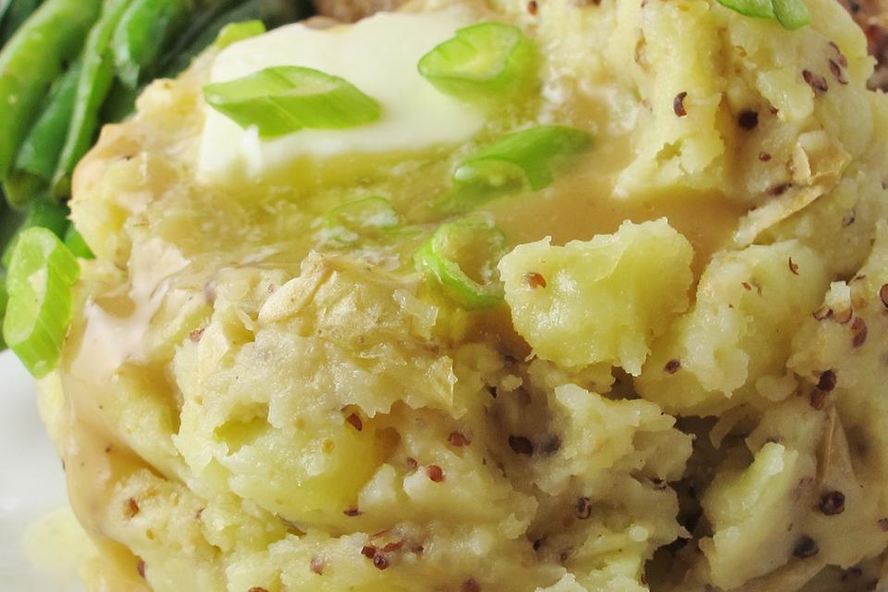 Рецепт картофельное пюре с горчицей