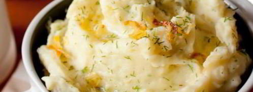 картофельное пюре с карамелизированным луком. Шаг 6