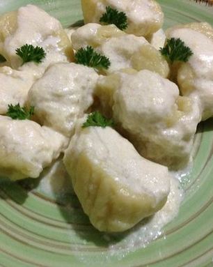 Картофельные ньокки с соусом из горгонзолы