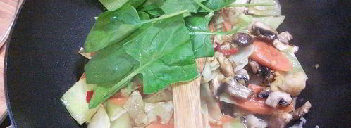 китайская лапша с овощами. Шаг 4