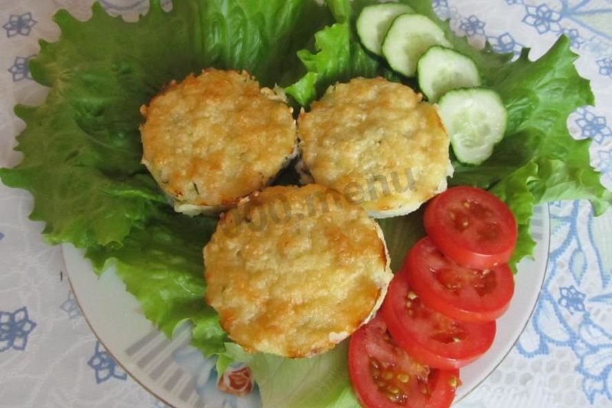 Рецепт картофельные котлеты с фаршем, сыром