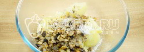 картофельные котлеты с грибами. Шаг 4