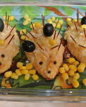 Котлетки-ежики