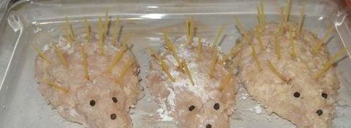 котлетки-ежики. Шаг 4