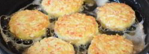 котлетки из крабовых палочек. Шаг 5