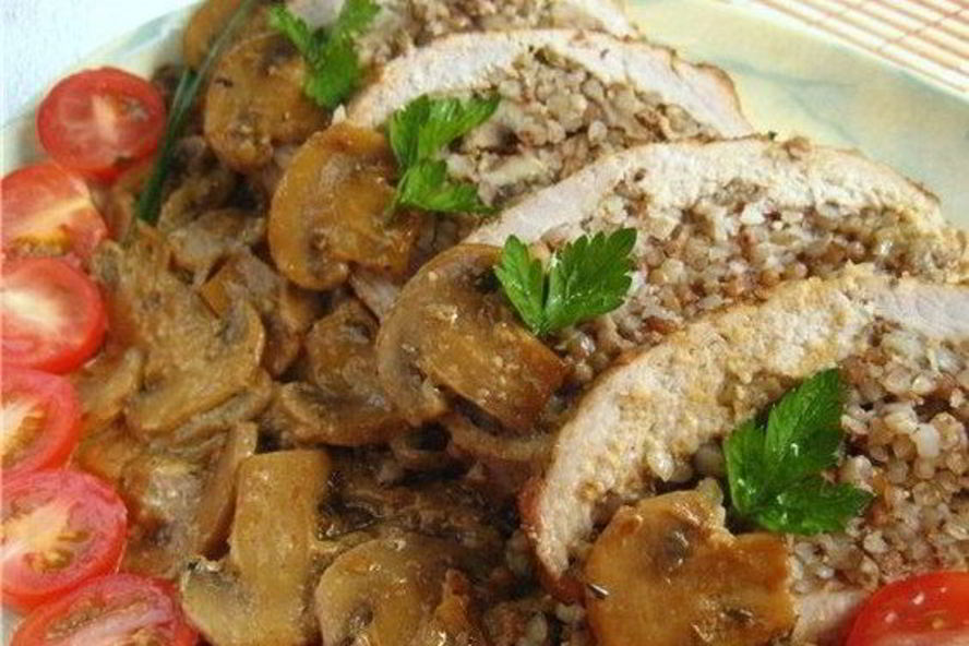 Рецепт котлеты, фаршированные гречкой и грибами