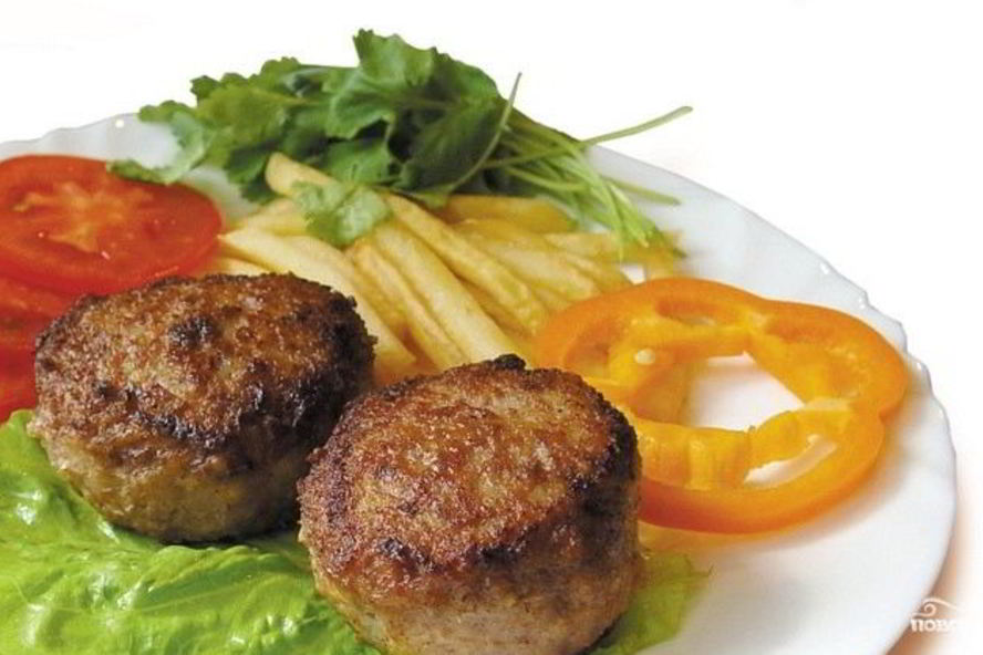 Рецепт котлеты из фарша без хлеба