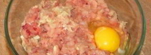котлеты из фарша без хлеба. Шаг 3