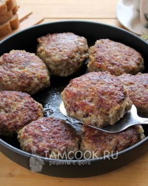 Котлеты из говяжьего фарша
