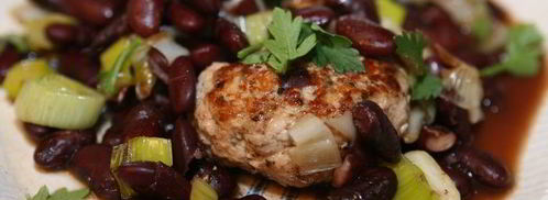 котлеты из индейки с фасолью. Шаг 12