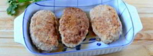 котлеты под шубой с помидорами и сыром. Шаг 4