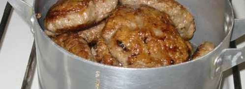 котлеты с гарниром и овощами. Шаг 24