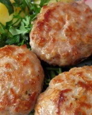 Котлеты с грибами в духовке