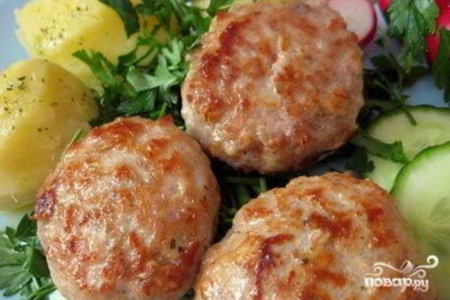 Рецепт котлеты с грибами в духовке