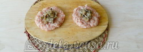 котлеты с грибами. Шаг 5