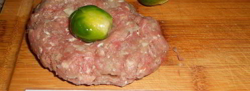 котлеты с сырно-ореховым соусом. Шаг 2