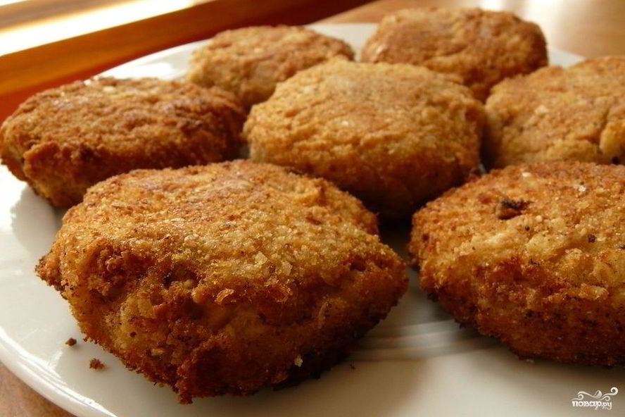 Рецепт котлеты в панировочных сухарях